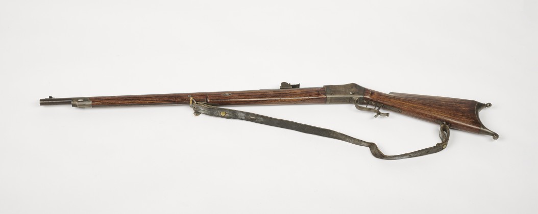 Martini-Stutzer, Hinterlader (nach der eidgenössischen Ordonnanz von 1864) in Gebrauch als Schützenwaffe, aus dem Bestand des Thurgauer Kantonalschützenverbands